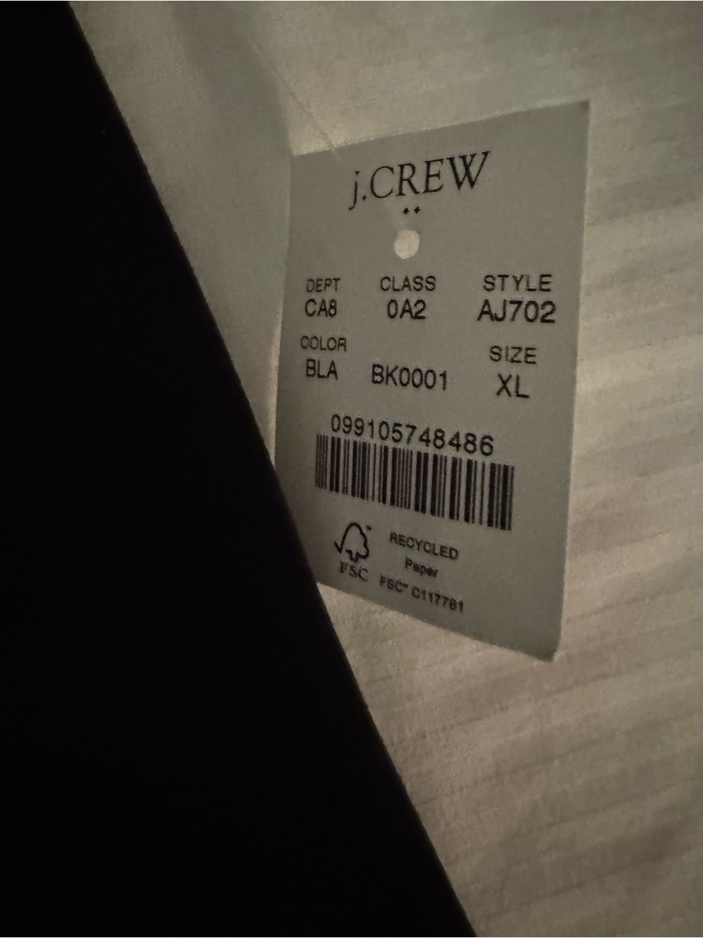 J. Crew Black Women’s Cropped Leggings XL NWT - Picture 3 of 5